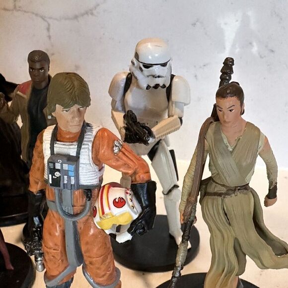 9 Star Wars The Force Awakens Deluxe Playset Figurine Disney 2015 - Picture 6 of 14